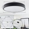 Maho Ceiling Light LED black, 1-light source