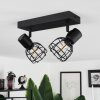 Piment Ceiling Light black, 2-light sources