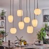 Verbania Pendant Light matt nickel, 8-light sources