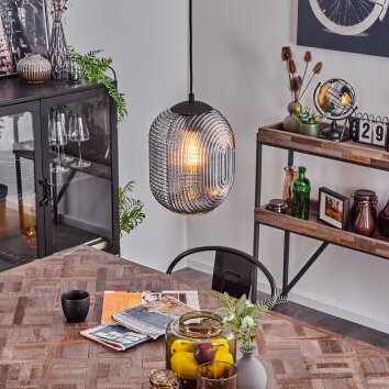 Crabinaille Pendant Light black, 1-light source