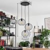 Miton Pendant Light black, 3-light sources