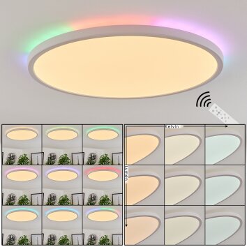 Hortinhas Ceiling Light LED white, 1-light source, Remote control, Colour changer