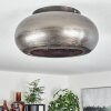 Zigne Ceiling Light Oxidised Silver, black, 1-light source