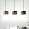 Brilliant Tyas Pendant Light black, 3-light sources