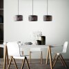 Brilliant Tyas Pendant Light black, 3-light sources