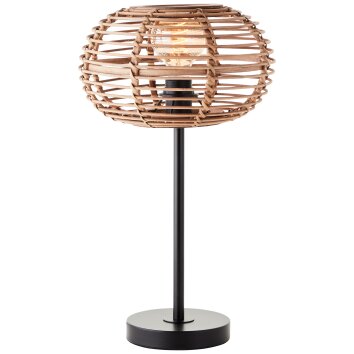 Brilliant Woodball Table lamp black, 1-light source
