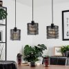 Boula Pendant Light black, 3-light sources