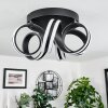 Chapotia Ceiling Light LED black, 1-light source