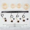 Calapa Pendant Light brass, 4-light sources