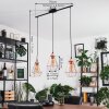 Lyssons Pendant Light black, 3-light sources