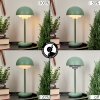 Bellange Table lamp LED green, 1-light source