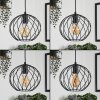 Miton Pendant Light black, 3-light sources