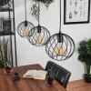 Miton Pendant Light black, 3-light sources