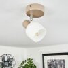 Sivol Ceiling Light matt nickel, sand-coloured, 1-light source