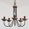 Cassague chandelier black, 5-light sources