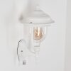 Jeannot Outdoor Wall Light white, 1-light source, Motion sensor