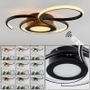 Olok Ceiling Light LED black, 1-light source, Remote control