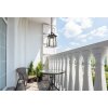 Lutec Kelsey outdoor Pendant Light black, 1-light source