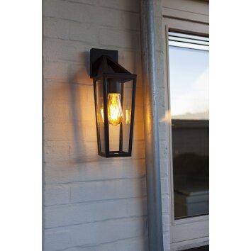 RUONI Outdoor Wall Light black, 1-light source