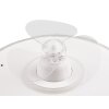 Reality Nybro ceiling fan LED white, 1-light source, Remote control