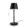 Philips Hue Go Table lamp LED grey, black, 1-light source, Colour changer