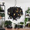Kallax Pendant Light black, 4-light sources