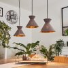 Pliche Pendant Light black, 3-light sources