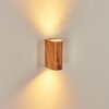 Skaabu Outdoor Wall Light brown, Wood like finish, 2-light sources