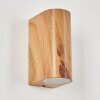 Skaabu Outdoor Wall Light brown, Wood like finish, 2-light sources