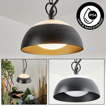 Ancemont Hanging lamp LED black, 1-light source