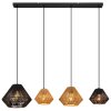 Globo HOUDINI Pendant Light black, 4-light sources