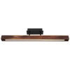 Globo TIBEON Ceiling Light LED Dark wood, black, 1-light source