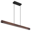 Globo TIBEON Pendant Light LED Dark wood, black, 1-light source