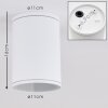 AGUA Ceiling Light white, 1-light source