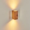 Skaabu Outdoor Wall Light Wood like finish, 2-light sources