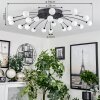Lacosse Ceiling Light LED black, 21-light sources