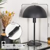 Vivian Table lamp black, 1-light source