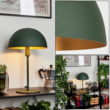 Vivian Table lamp green, 1-light source