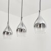 Capdevila Pendant Light chrome, 3-light sources