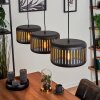 Fournie Pendant Light black, 3-light sources