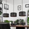 Fournie Pendant Light black, 3-light sources