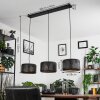 Fournie Pendant Light black, 3-light sources