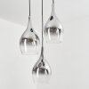 Capdevila Pendant Light chrome, 3-light sources