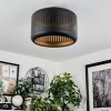 Fournie Ceiling Light black, 1-light source