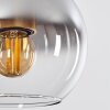 Koyoto Pendant Light glass 15 cm gold, black, 1-light source