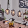 Crabinaille Pendant Light black, 3-light sources
