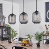 Crabinaille Pendant Light black, 3-light sources