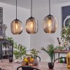 Crabinaille Pendant Light black, 3-light sources