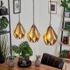 Tobas Pendant Light gold, 3-light sources