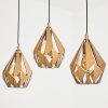 Tobas Pendant Light gold, 3-light sources